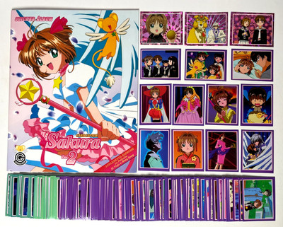 ALBUM CARDCAPTOR SAKURA Vol. 2 + Full Set 200/200 Stickers 2023 PERU Kero Tomoyo