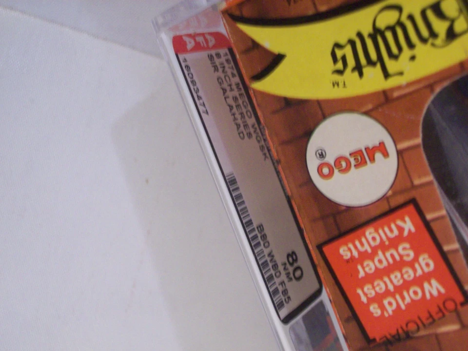 Vintage Mego World's Greatest Super Knights 1974 Sir Galahad  AFA 80 MISB RARE! - Image 2 of 4