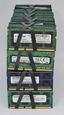 LOT OF 200 - 4GB DDR3 / PC3L RAM SODIMM Laptop Memory - Mixed Brands Speeds