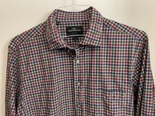 Rodd & Gunn Multicolor Men’s Button-Front LS Shirt - Size L - Italian Fabric