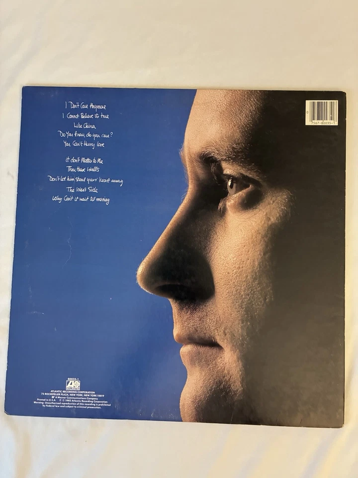 Phil Collins Hello, I Must Be Going! 1982, Atlantic, 80035-1 Gatefold LP - Image 2 of 4