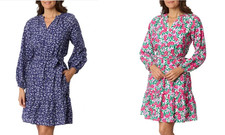 Draper James Long sleeve Belted Dress