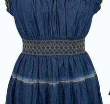 Denim maxi dress, size M