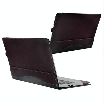 Laptop Schutzhülle PU Leder für Huawei Honor MagicBook (Rotwein