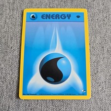 Water Energy 132/132 Gym Heroes 1st Edition WOTC Pokemon Card Vintage 1998