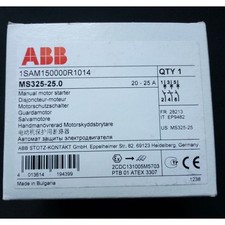 1pc New Abb Ms325-25 20-25a Manual Motor Starter Free Shipping