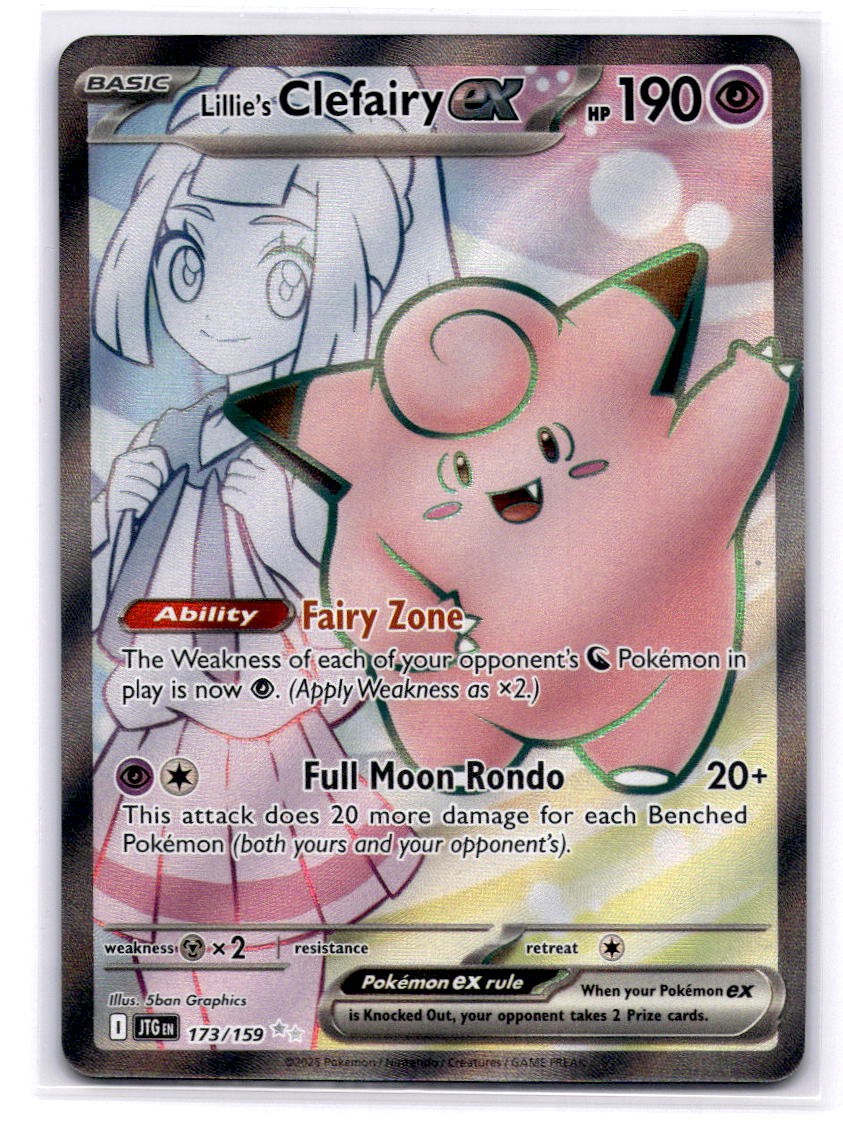 Lillie's Clefairy ex 2025 Scarlet & Violet: Journey Together #173
