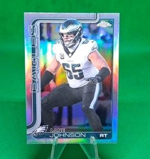 2025 Topps Chrome Refractor Lane Johnson Philadelphia Eagles