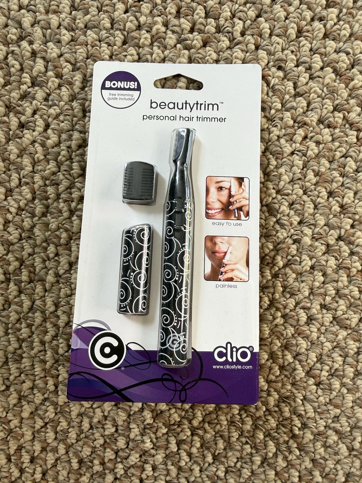 BeautyTrim Female Electric Hair Trimmer Battery-Operated Per