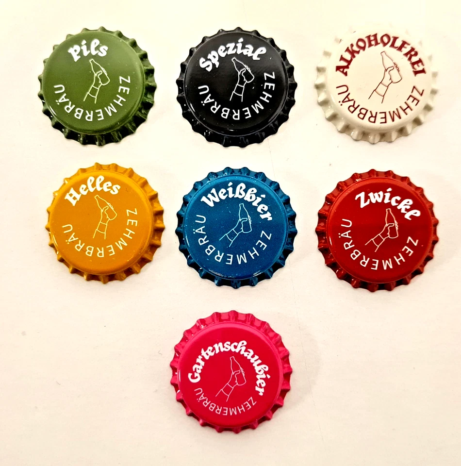 ALLE 7 Zehmerbräu Bayern Kronkorken bottle cap ,worldwide shipping - Bild 1 von 1