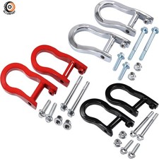 Blackredsilver Tow Hooks For Chevy Silverado Gmc Sierra 1500 2007-19 84192871