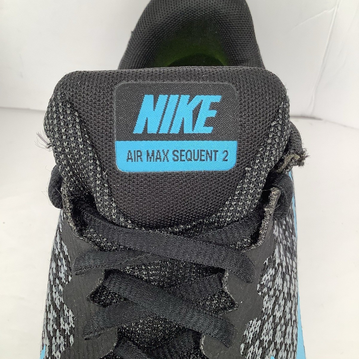 Nike Air Max Sequent 2 Bkack/Gray Lace Up Men