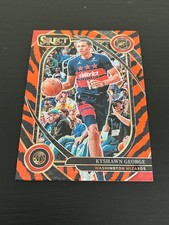Kyshawn George 2024-25 Panini Select Prizm Courtside Tiger RC Rookie Wizards