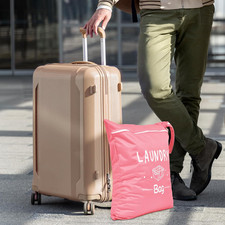 2 Pcs Large Travel Laundry Bag - Waterproof Wet Dry Washable for Dirty Clothe...