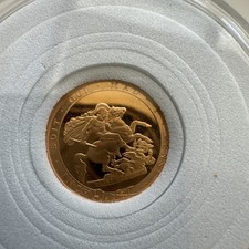 2017 Elizabeth II Proof Gold Half-Sovereign 200th anniversary