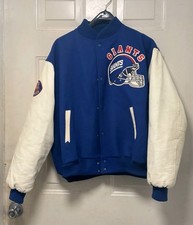 Vintage Chalk Line New York Giants XXL Wool Varsity Letterman Jacket Rare
