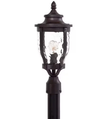 The Great Outdoors 8766-166 Merrimack 1-Light Post Mount in Bronze - Picture 1 of 1