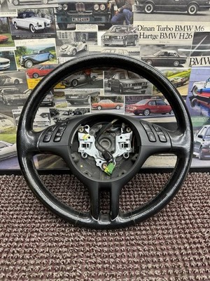 BMW E46 E53 Factory Sport Leather Steering Wheel Multifunction OEM