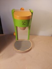 Hape Wooden Toy Coffee Maker Expresso Latte Tea Kitchen Playset Made in Germany