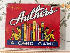 Vintage Authors All Fair A Card Game Complete 36 Cards  Box Fairchild