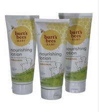 3 Pack Burt's Bees Baby Nourishing Lotion Original 6 oz Each NEW