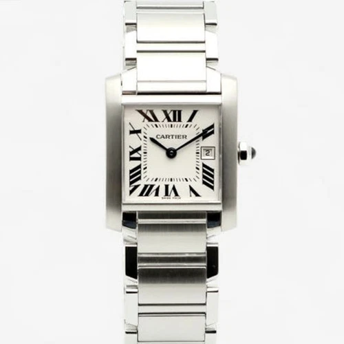 Cartier Tank Française Medium W51011Q3 Women's Watch Date 2002 138161452