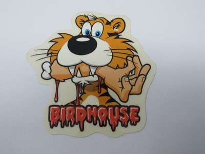 2000's Original Vintage Brian Sumner Birdhouse Tiger Skateboard Sticker