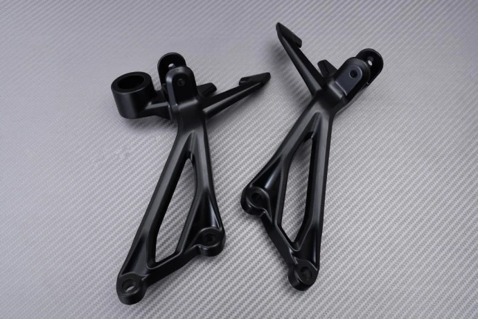 Paire Platines Repose Pieds Passager / Arrière Pour KAWASAKI Z900 2017-2019 - Photo 2/4