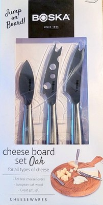 New BOSKA Cheese Knife Set Mini Copenhagen - 3 pieces NIB - No board