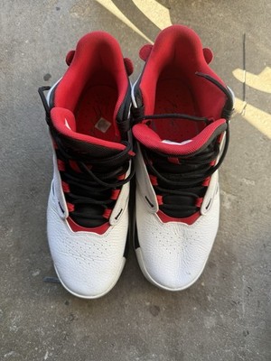 Size 11 - Air Jordan Max Aura 4 White Black University Red