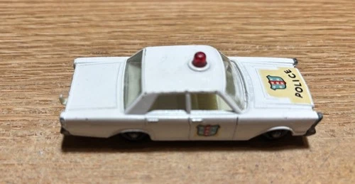 Vintage Matchbox Lesney #55C Ford Galaxie Police car