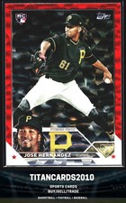 Jose Hernande 2023 Topps Update Rookie Red Foil /199 SN,RC  Pirates #US185