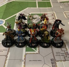 X-Men: Rise and Fall Lot x13 - Marvel HeroClix Miniatures w/Cards 