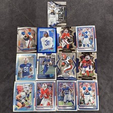 Buffalo Bills 12 Card Lot Inserts RCs Parallel Allen Cook Kelly