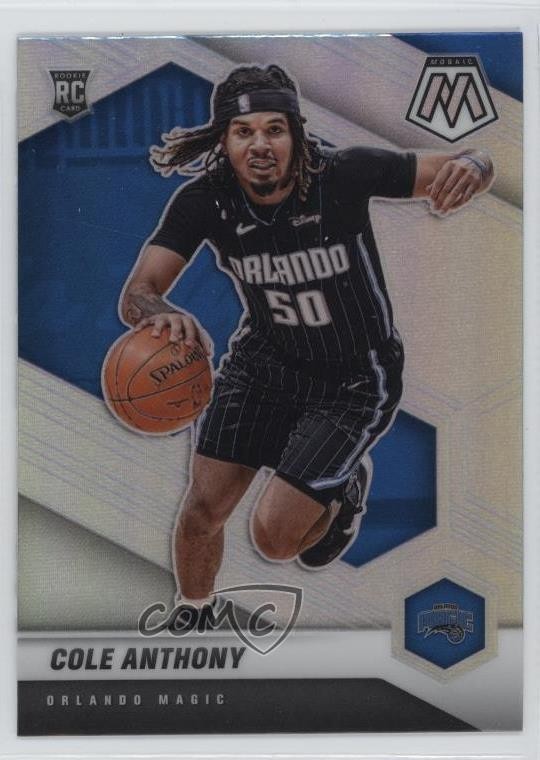 2020-21 Panini Mosaic Rookie Silver Prizm Cole Anthony #207 uk2