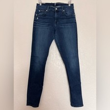 7 For All Mankind Dark Blue Skinny Jeans