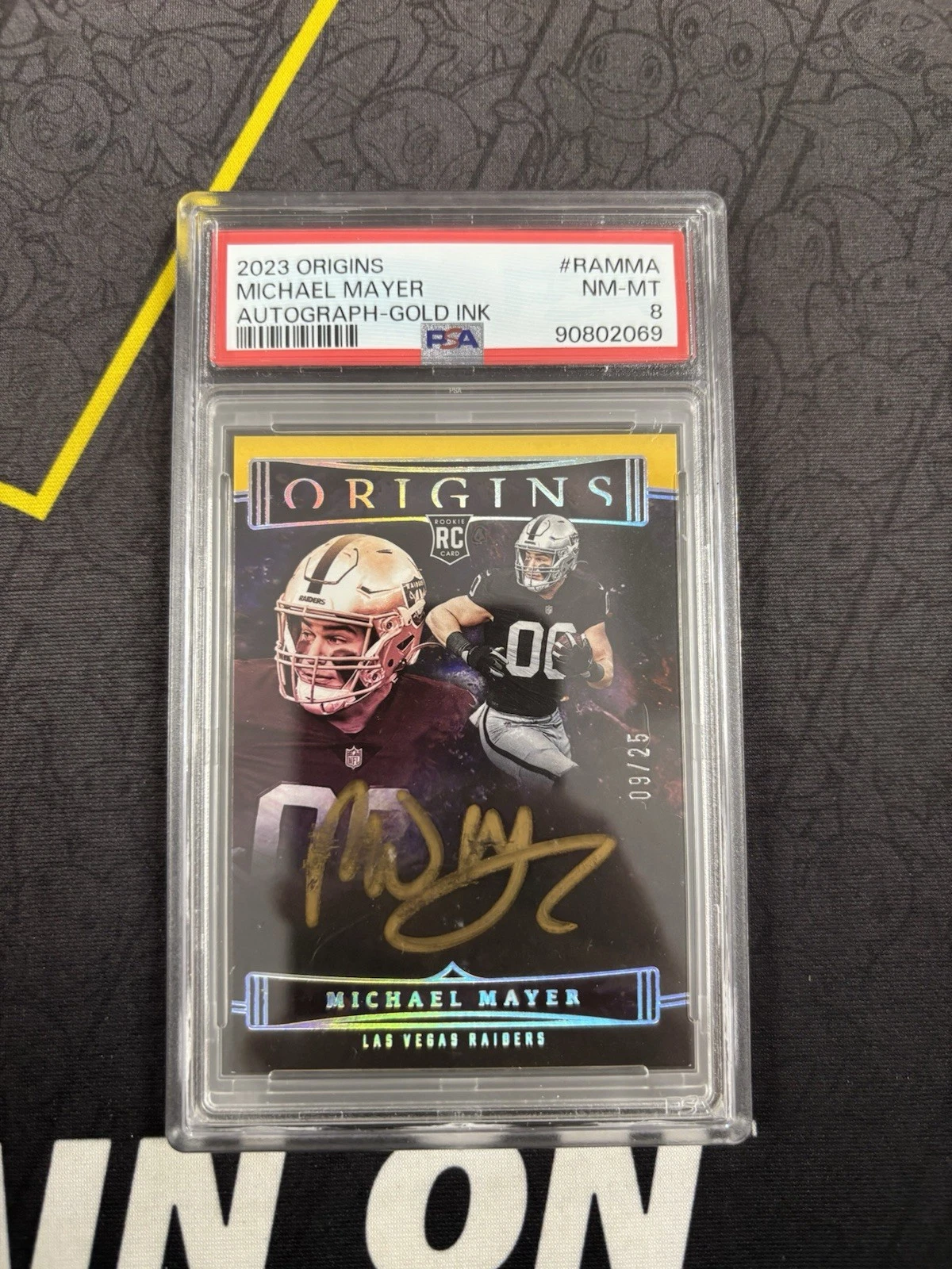Michael Mayer Panini Origins Origins Autographs #RAMMA Gold Ink