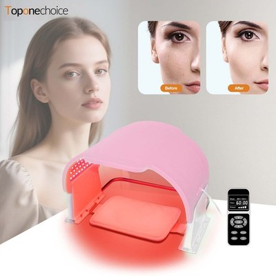 Red & Blue & Green LED Light Therapy Mask for Facial Skin Enhancement