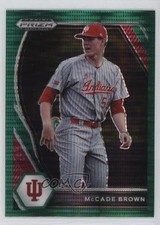 2021 Panini Prizm Draft Picks Green Pulsar Prizm McCade Brown #PDP79 fm5