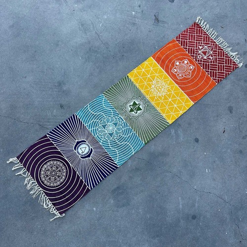 Yoga Rug - 60x200cm - 7 Chakras | eBay UK