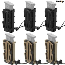 Tactical Molle Magazine Pouch for 9mm .45ACP Pistol Mag Holder Soft Shell Set