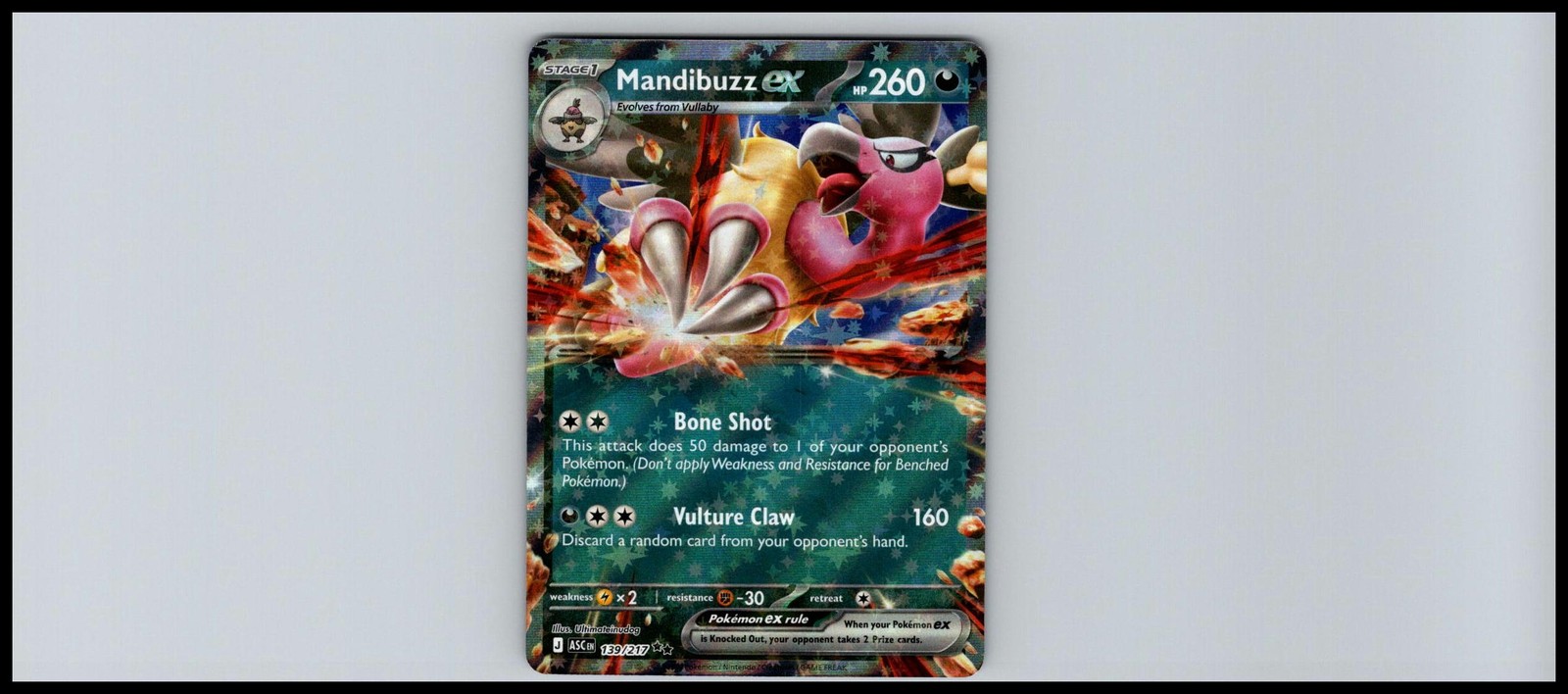 Mandibuzz ex #139/217 ME: Ascended Heroes Near Mint or Better