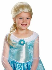 DISFRAZ LICENCIA DISNEY FROZEN ELSA NIÑO PELUCA HALLOWEEN DISFRAZ ACCESORIO 79354