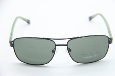 画像 NEW GANT GA 7063 01N BLACK GREEN AUTHENTIC SUNGLASSES 58-15 | eBay