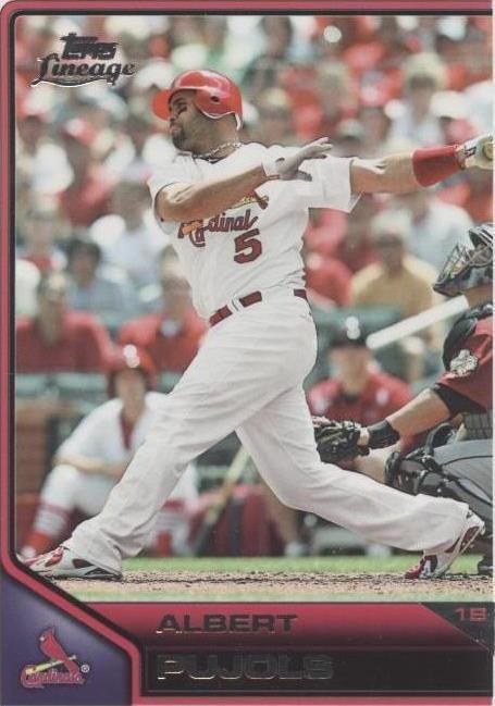2011 Topps Lineage - Albert Pujols #TV24 - 1 of 1