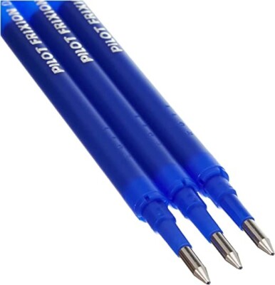 PILOT Set 6 Ricariche Per Penne Cancellabili FRIXION BALL BLS-FR7 – Inchiostro Blu Nero, Punta 0,7 Mm, Tratto 0,35 Mm - 5