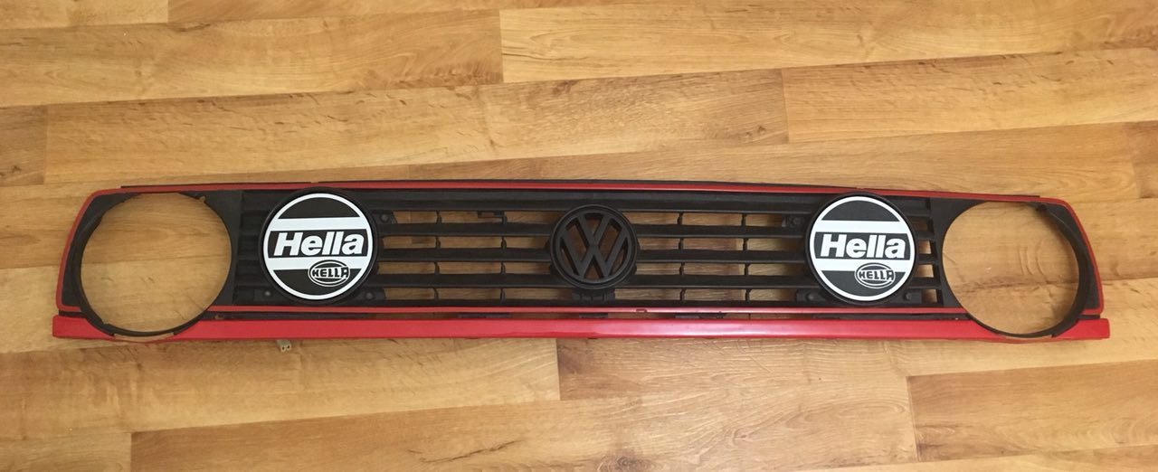 RARE Hella Style Headlight Covers Caps VW GOLF MK2 GTI 16V G60 Rallye