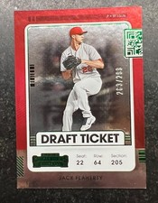 2021 Panini Contenders Draft Ticket Green Jack Flaherty #60 263/299