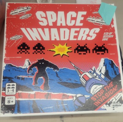 Buffalo Games Boardgame Space Invaders Box NEW