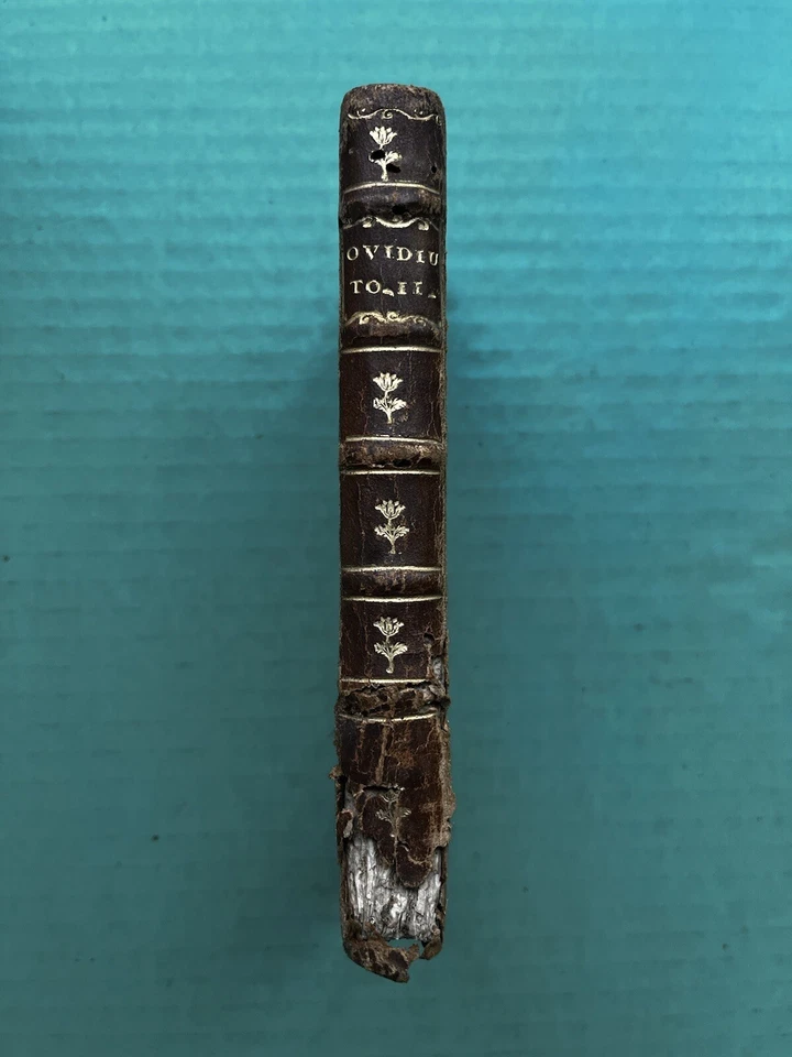 Publii Ovidii Nasonis Operum (1746) by Ovid - Metamorphoses Original Latin Text - Image 3 of 4